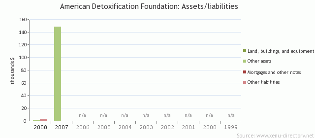 American Detoxification Foundation: Assets/liabilities