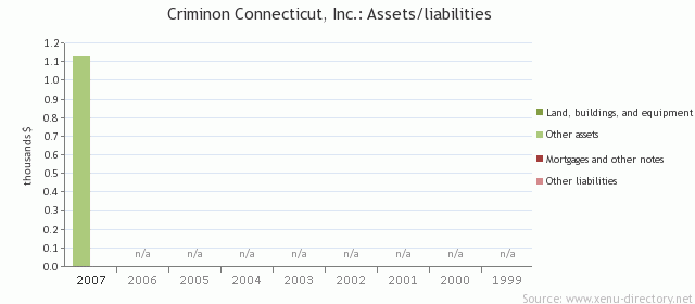 Criminon Connecticut, Inc.: Assets/liabilities
