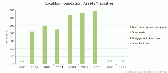 Excalibur Foundation: Assets/liabilities
